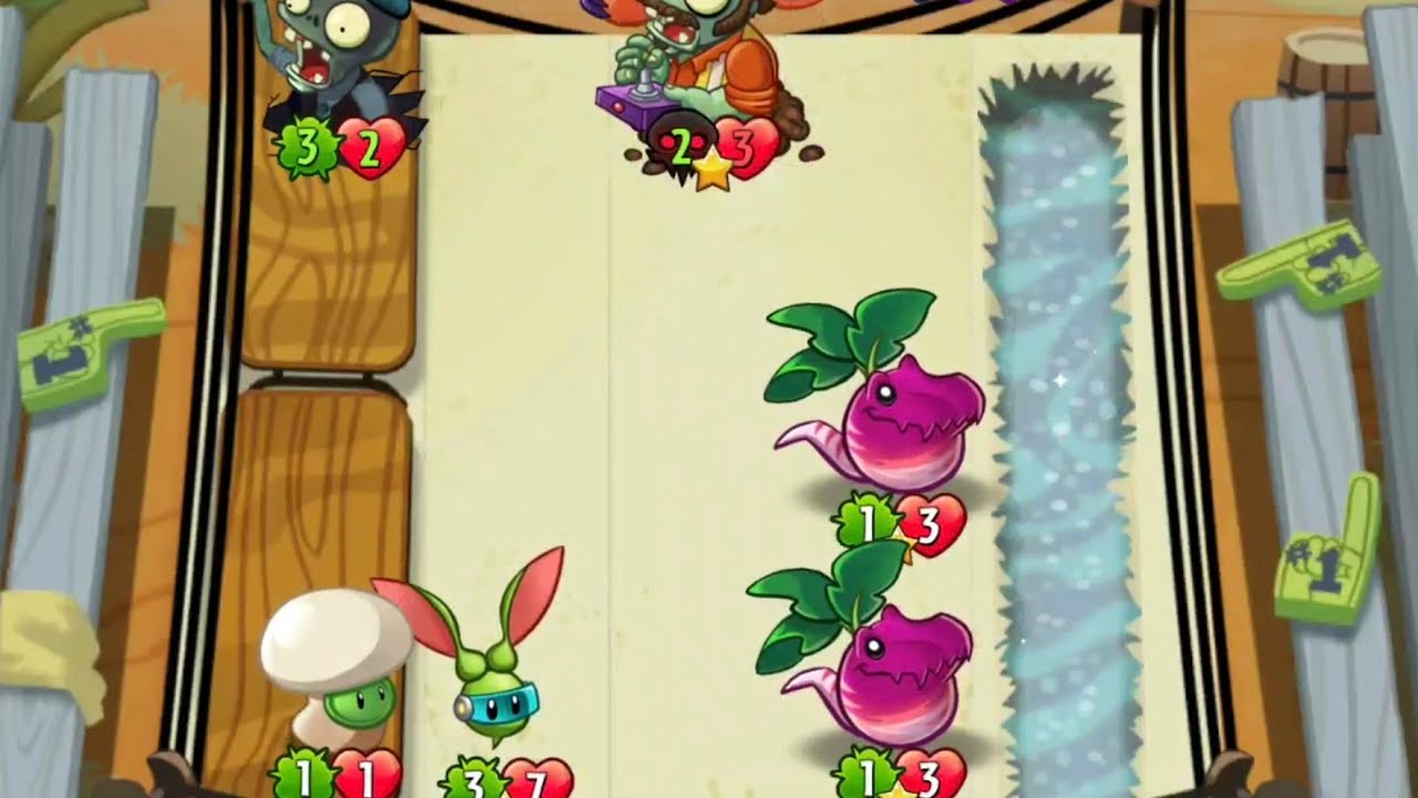 Pvz Heroes - Solar Flare vs Super Brain 