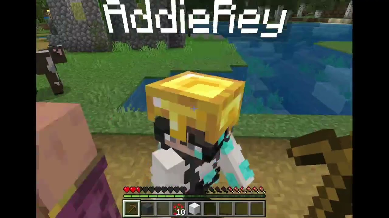 MY BESTFRIEND TEACHES US MINECRAFT | TOBY EATS MY GOLDEN APPLE