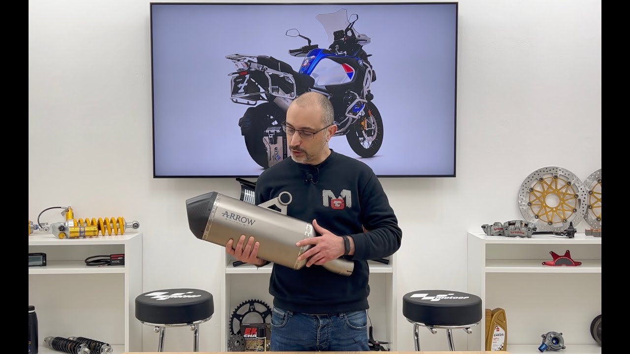 Terminale di scarico Arrow Sonora 72505SK BMW R 1250 GS Euro5 2021 2022