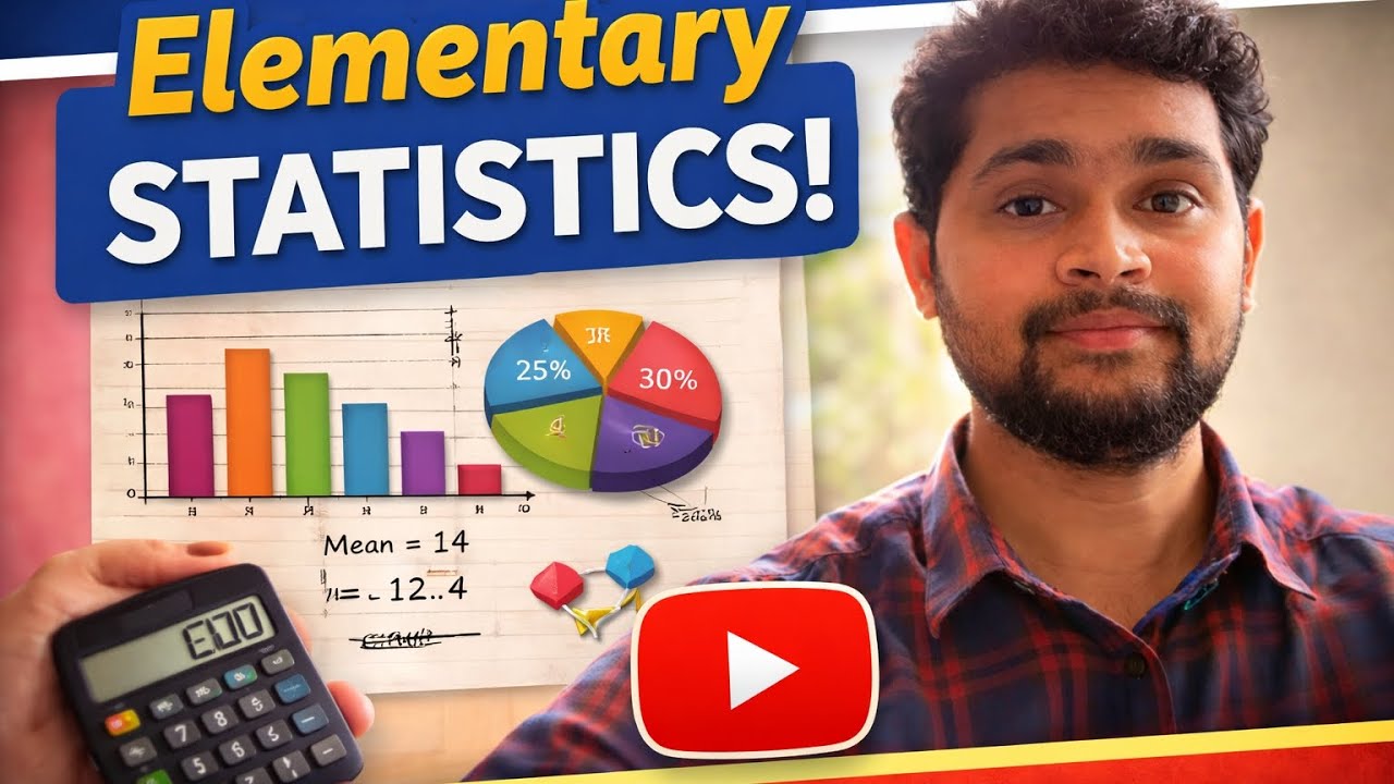 @srlogicsofficial Elementary Statistics Explained | Mean, Median, Mode. (Beginners Friendly)