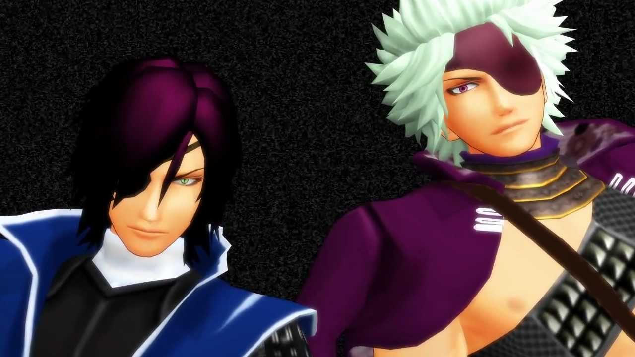 【MMD】すっぴんでパンダな東西アニキ【戦国BASARA】
