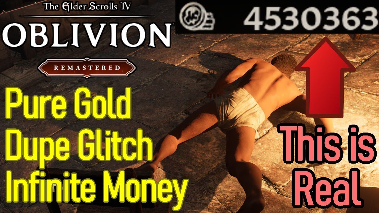 Oblivion Remastered Glitch: Gold Duplication Exploit, Millions PER SECOND, infinite gold glitch