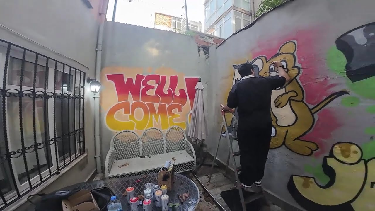Tom & Jerry Graffiti Work