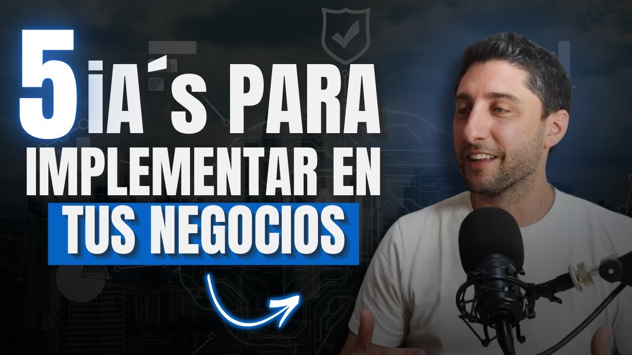 5 IAs Para Implementar en tu Negocio Hoy | Mentes de Negocios