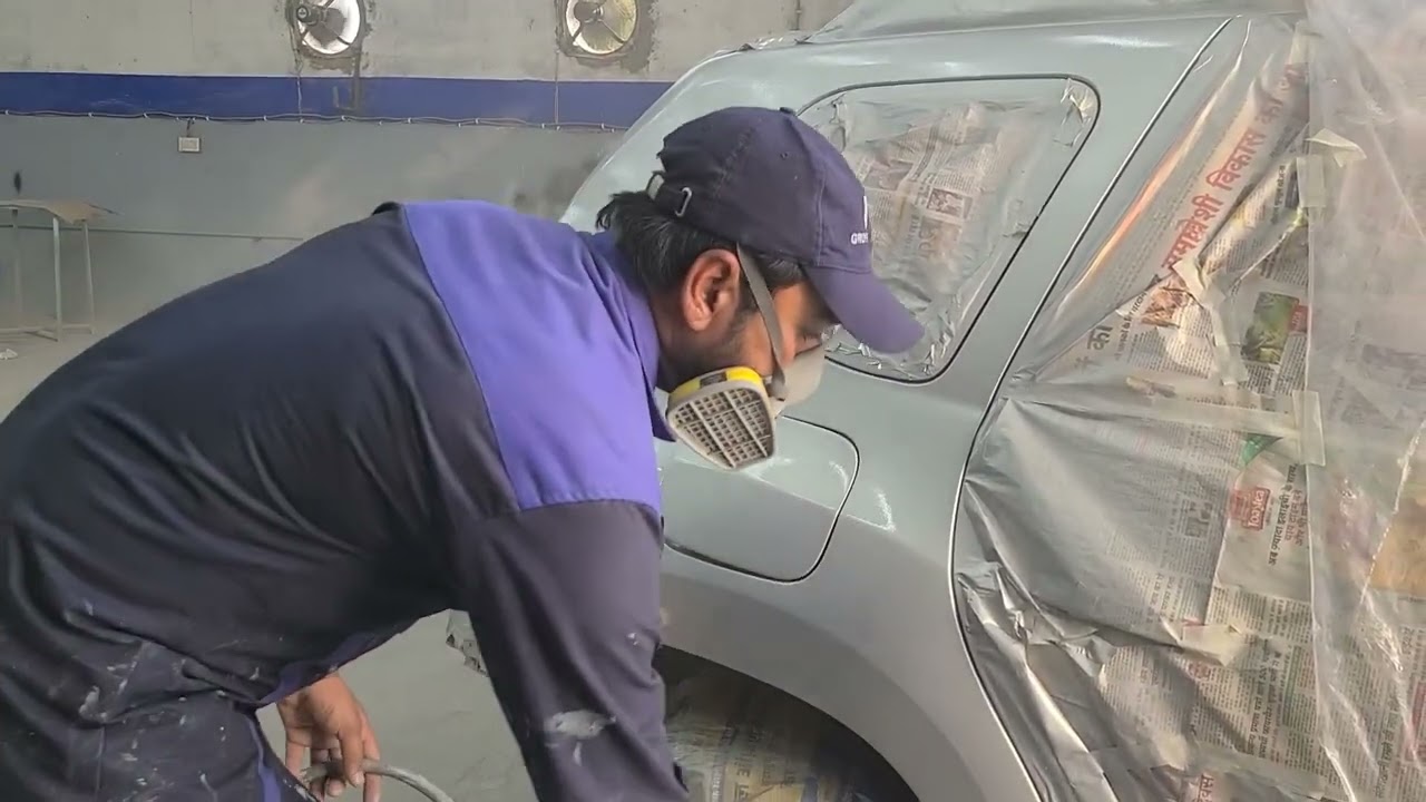 Renault Duster Rear bumper and quarter panel restore.....