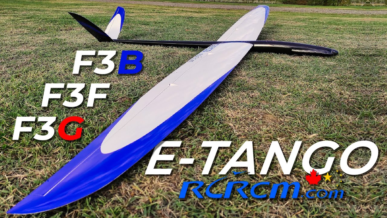 E-Tango RCRCM - F3B/F3F/F3G/Hotliner Electro Glider - Demo flights