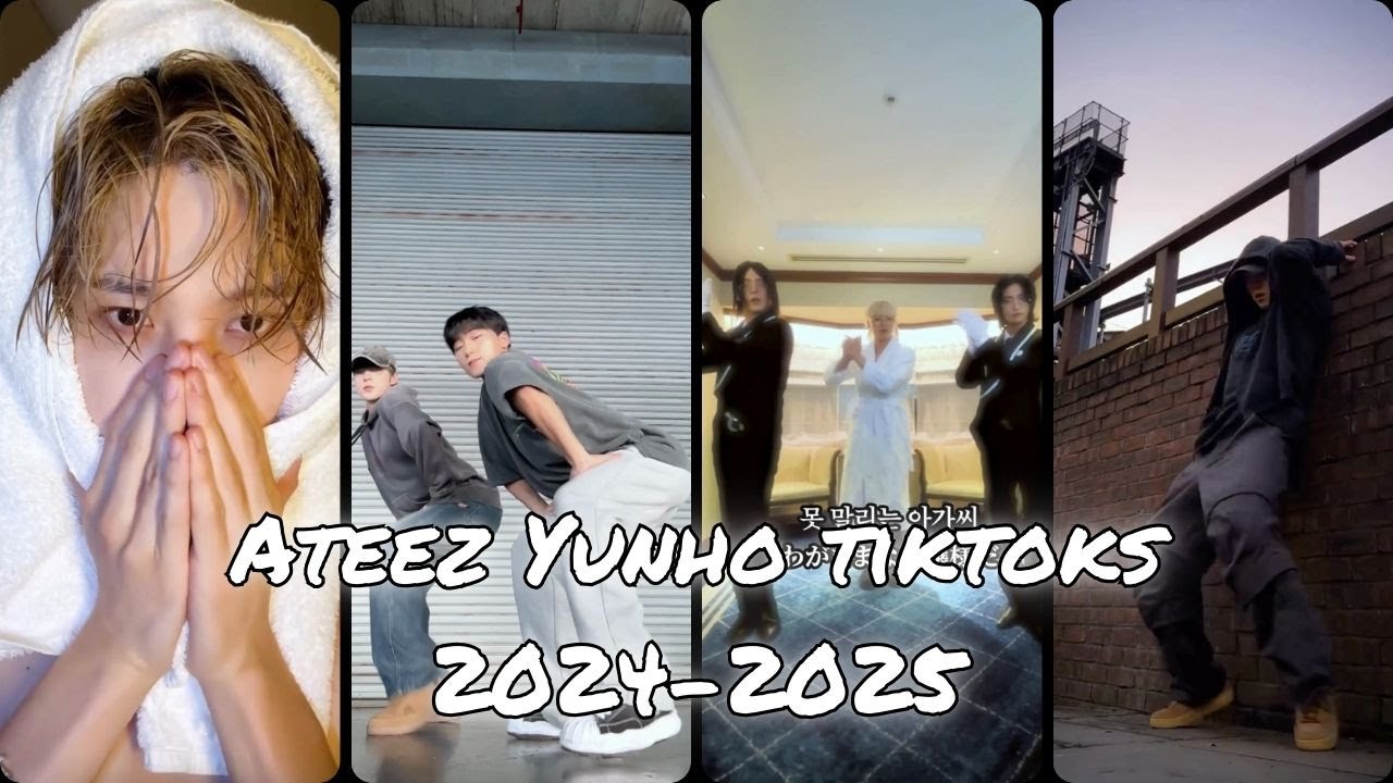 Ateez Yunho's TikTok Compilation 2024-2025