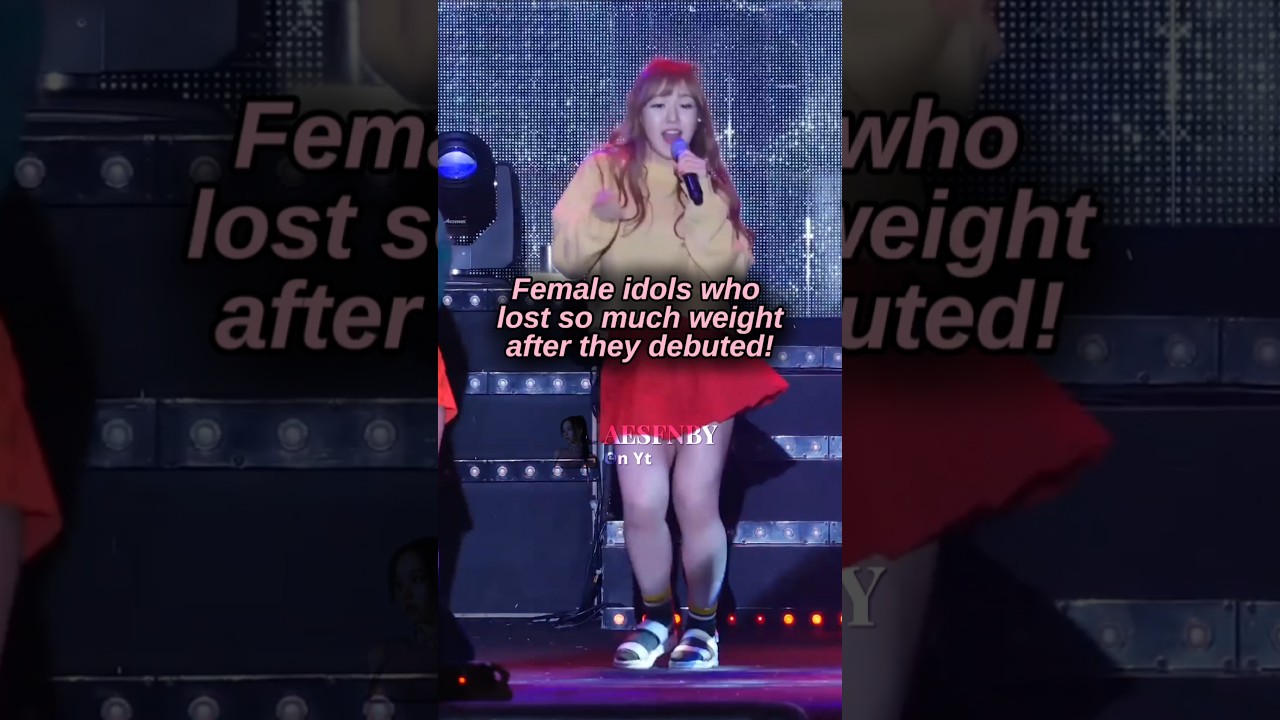 Female idols who lost so much weight! #kpop #redvelevet #itzy #nmixx #weightloss #shorts
