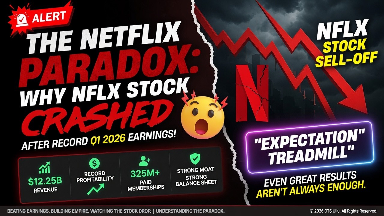 🚨 Парадокс Netflix: почему акции NFLX рухнули после рекордных отчетов за 1 квартал 2026 года! 📉🤯