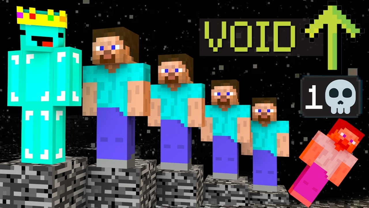 Minecraft But, Every Time A Player Dies Void Rises...