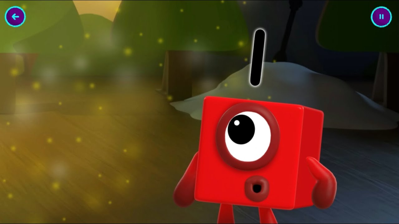 Numberblocks. Twelve Days of Christmas mini-game, from Cbeebies Christmas Forest.