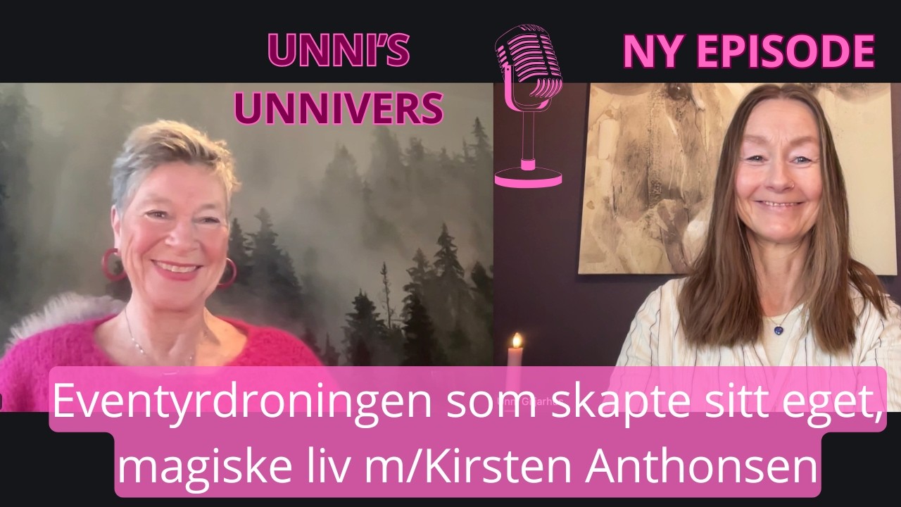 Episode 70 Eventyrdronningen som skapte sitt eget, magiske liv m/Kirsten Anthonsen