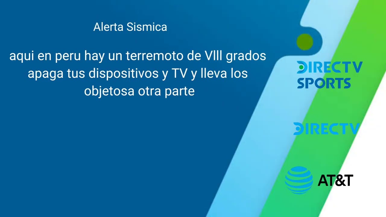 [FALSO] alerta sismica de directv sports en peru (super raro) {suscribete}