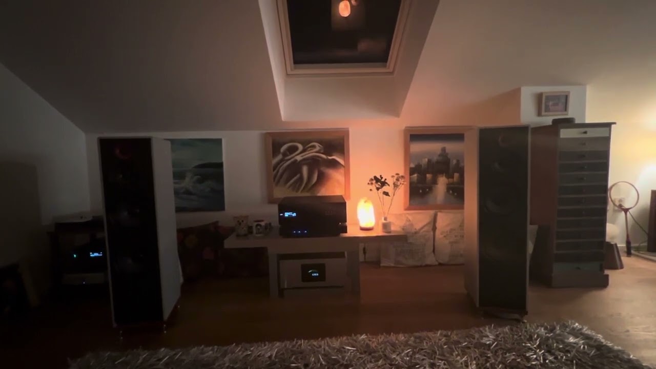 dCS Rossini Apex , CH Precision amp , Stenheim speakers on a ikea lack hack rack