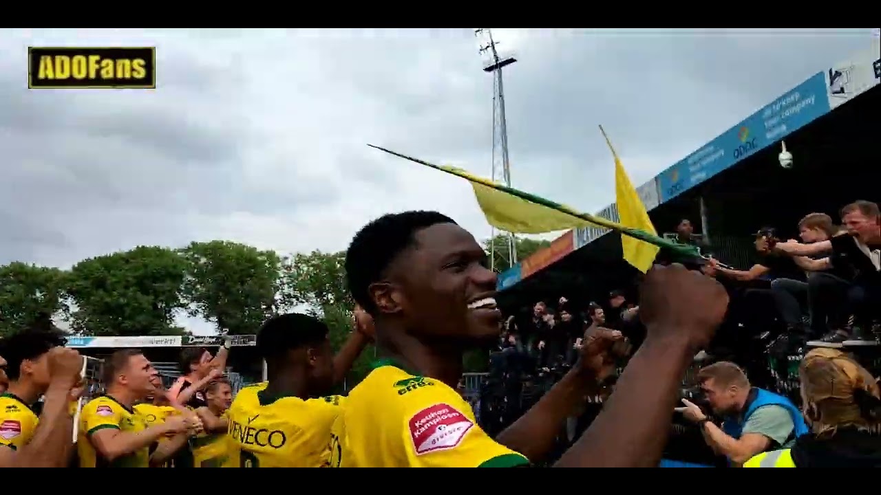 Sfeervideo  play-off wedstrijd FC Eindhoven ADO Den Haag