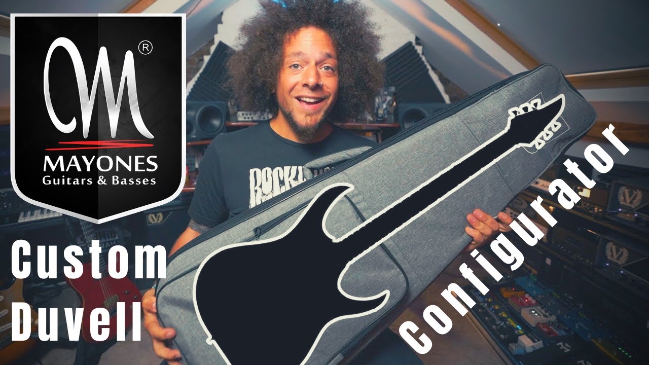 Разработка индивидуальной гитары Mayones | Конфигуратор Mayones
