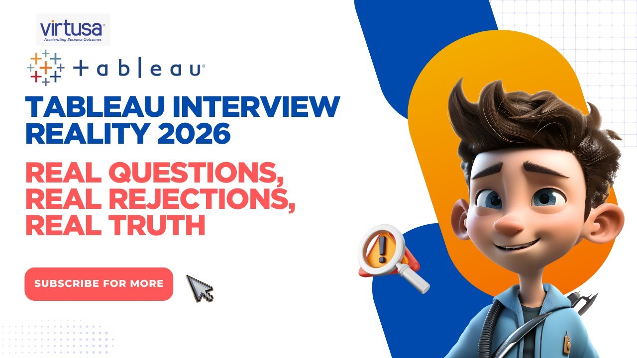 Tableau Interview Reality 2026 | Real Questions, Real Rejections, Real Truth