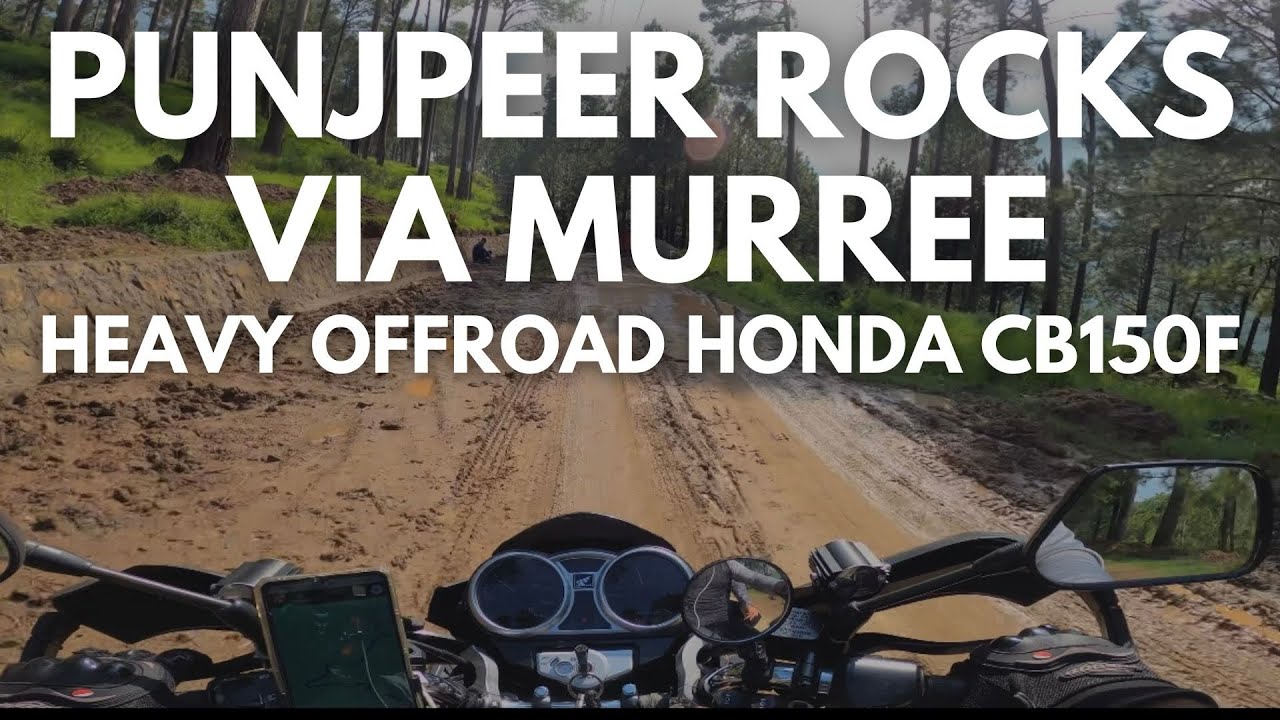 Honda CB150F Ride to Punjpeer Rocks | Murree to Kotli Sattian Adventure | #2025 
