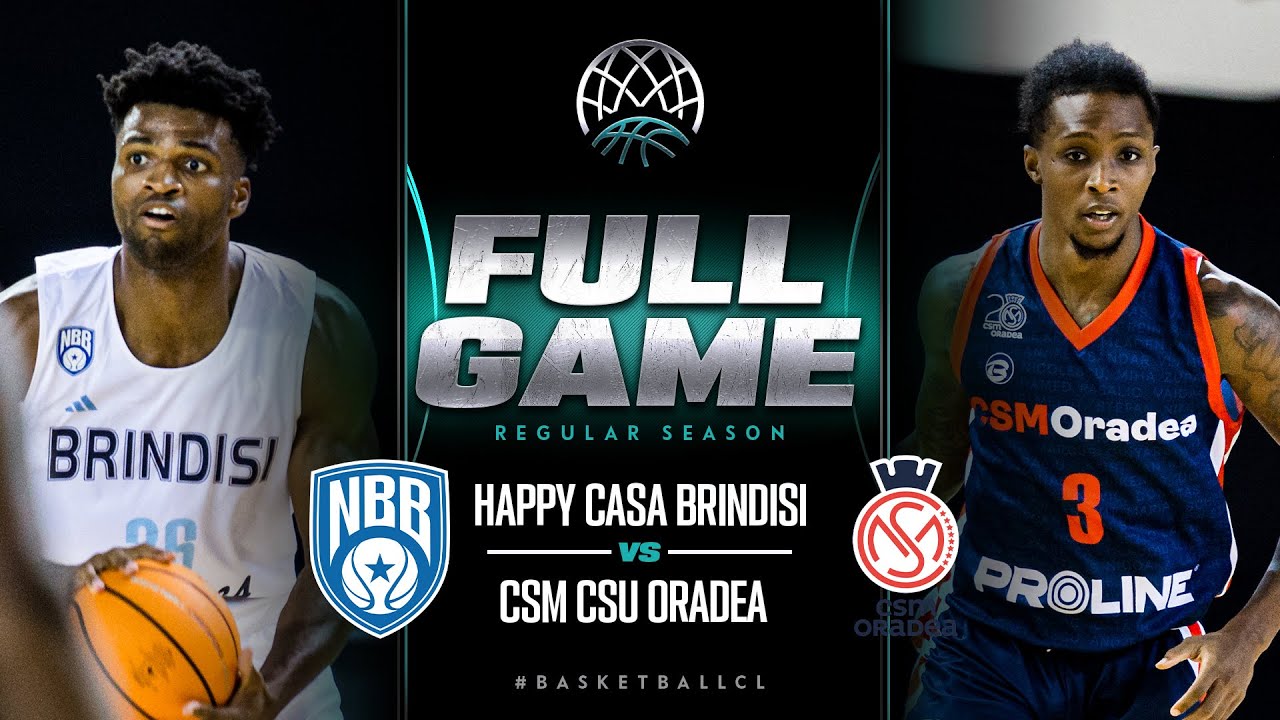 Happy Casa Brindisi v CSM CSU Oradea | Full Basketball Game | Basketball Champions League 2023-24