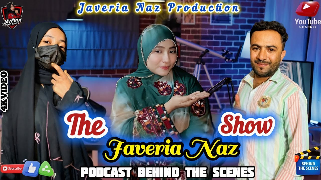 THE JAVERIA NAZ SHOW/PODCAST BEHIND THE SCENES/BASIT ASKANI/#javeria #funny #show 