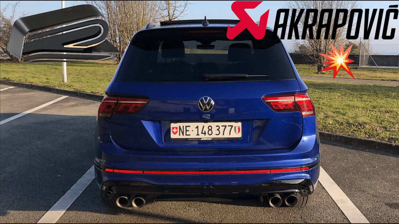 2021 VW Tiguan R akrapovic (presentation + sound)