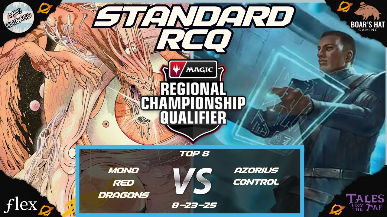 Mono Red Dragons VS Azorius Control   [Top 8 RCQ Standard]