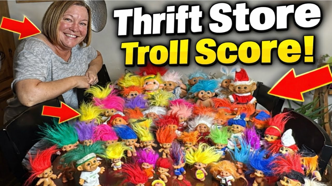 Thrift Store Hunt for Rare Trolls Was Crazy!