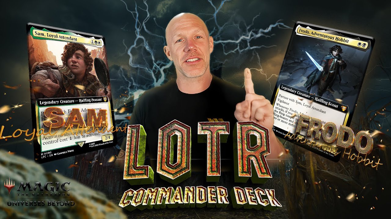Frodo & Sam Partner Deck | In-Universe LOTR Commander | Food Token Kinfolk