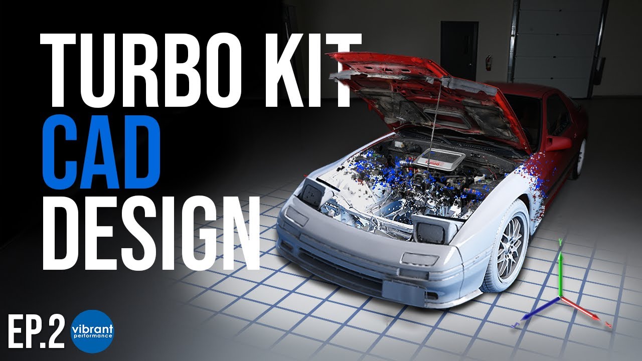 Проектирование V-образного крепления FC RX7 с использованием ярких деталей!