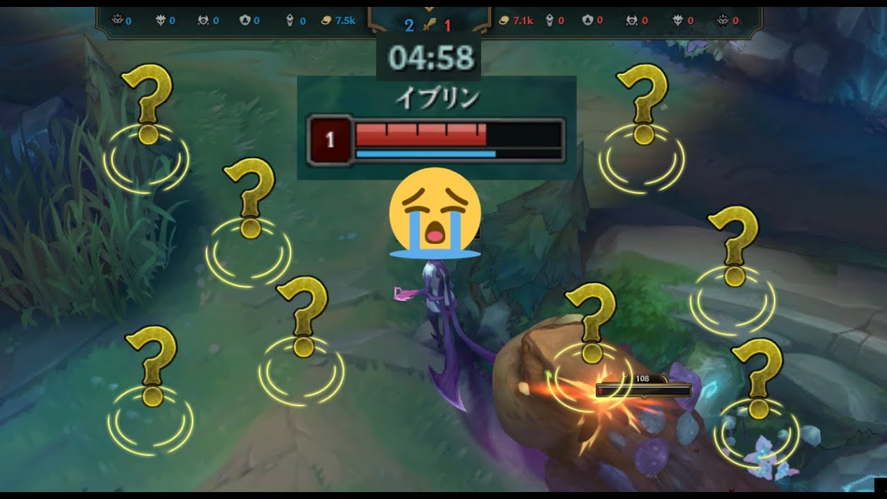 【JP M1】敵JGが５分間Level１！？イブリン相手にはカウンターJGしまくろう【Sup SION】