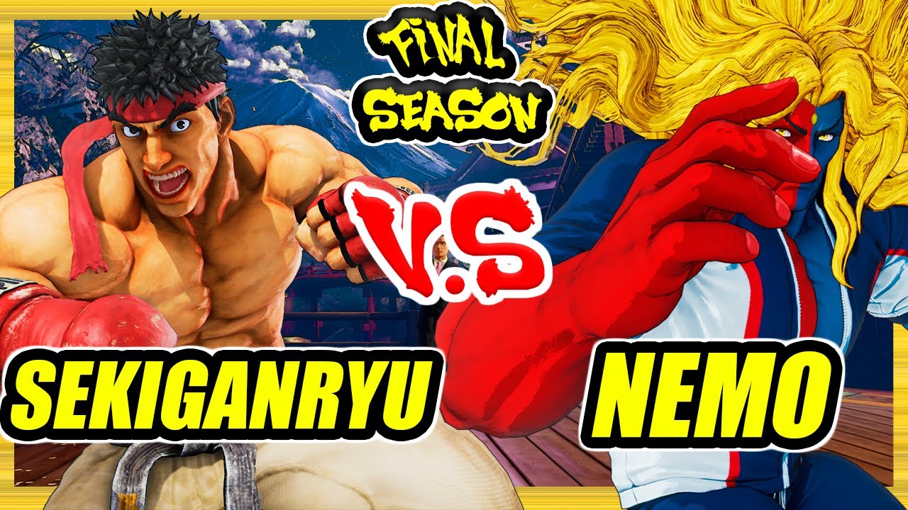 SFV CE 🔥 Sekiganryu (Ryu) vs Nemo (Gill) 🔥 Ranked Set 🔥 Street Fighter 5