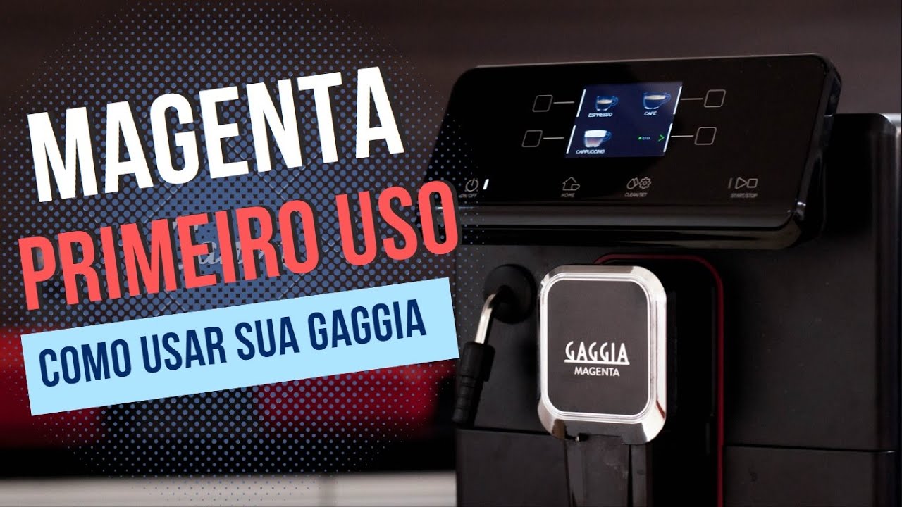 PRIMEIRO USO E INSTALAÇÃO CAFETEIRA MAGENTA