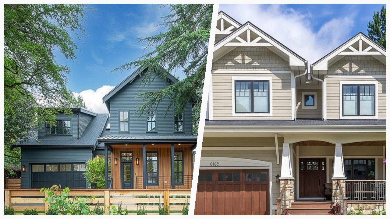 75 Mid-sized Clapboard Exterior Home Design Ideas You'll Love 🔴