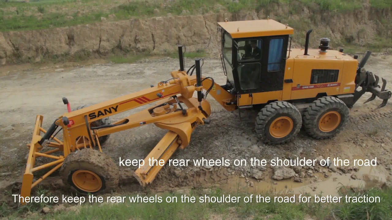 SANY SHG-190 Motor Grader Operation Instructions