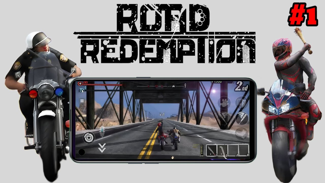 best bike racing game ever I'll play 👌👌 | Road redemption| gameplay available in Play Store