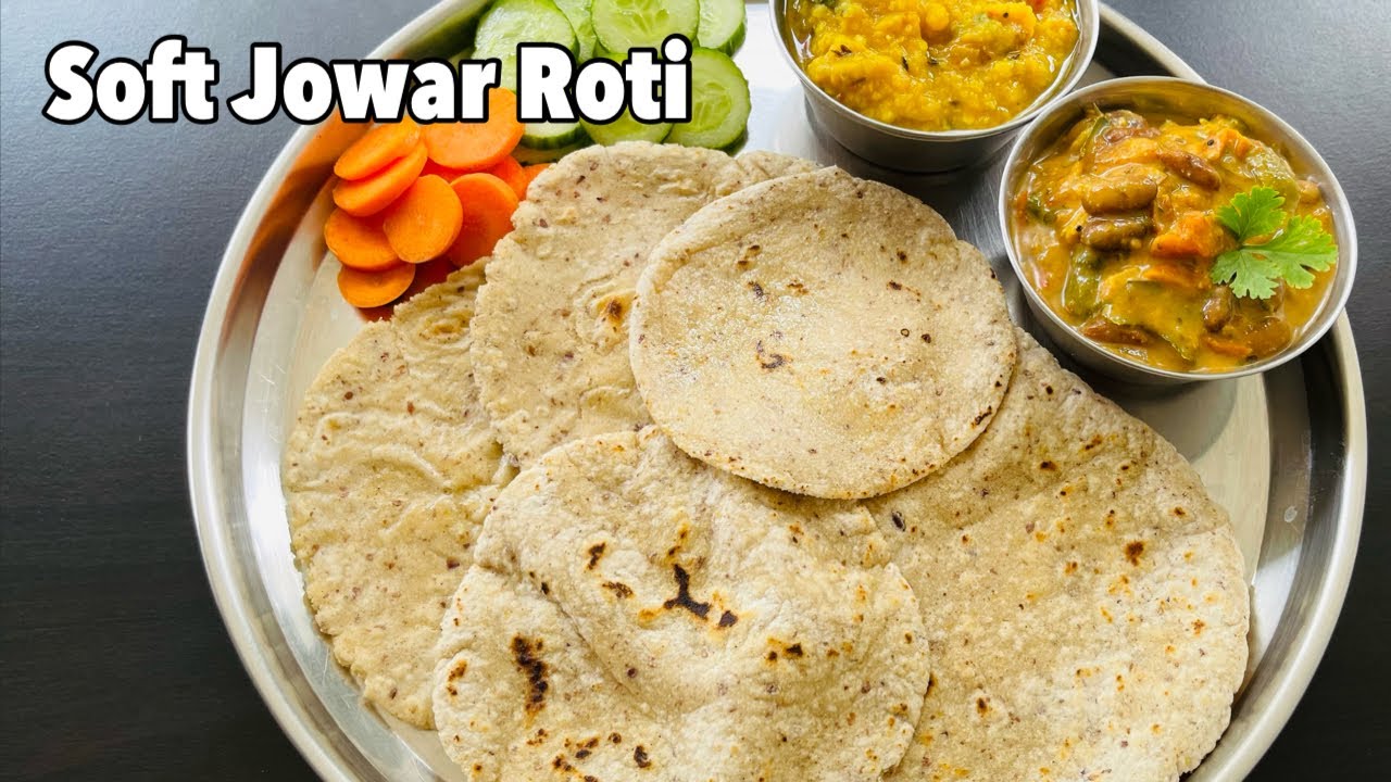 Soft & Thin, Easy To Roll Jowar Roti Recipe|Gluten-free Jowar Flour Recipe|Jonna rotte|Jonna Rottelu