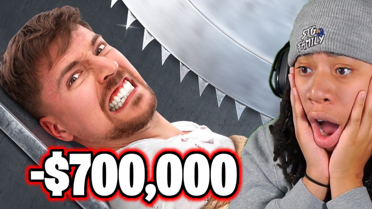 SimbaThaGod Reacts To MrBeast - World's Most Dangerous Trap! w/ @Faceless Violinist