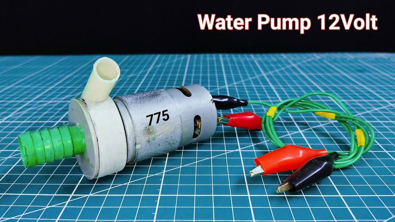 How to make water pump || most powerful 12 volt water pump with 775 motor