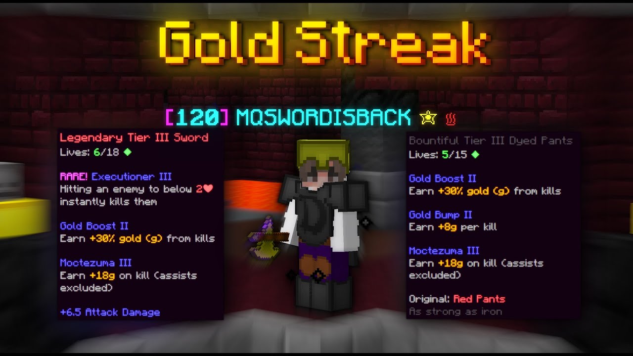 Getting 500k+ GOLD in ONE Streak | The Hypixel Pit