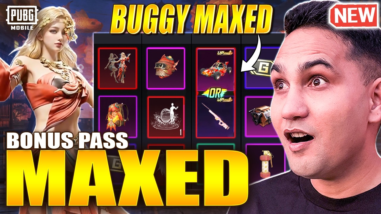 New A17 Bonus Pass Opening | Maxed Dragon's Ascent Buggy | New AWM | Bonus Pass PUBG MOBILE | BGMI