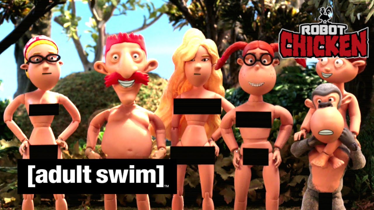 Adult Swim VF - Robot Chicken 🇫🇷 | Toile érotique de Zeb et Kevin dans un jacuzzi [extrait S08E03]