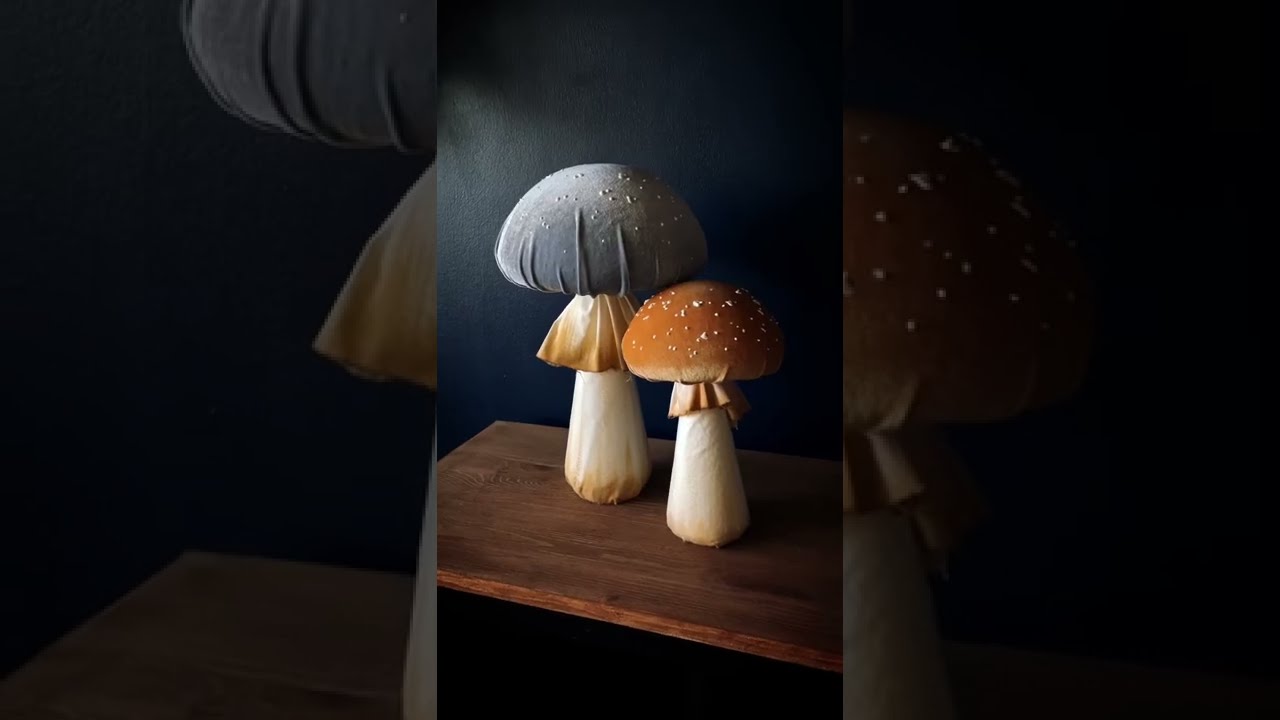 Не могу поверить, насколько милыми они получились! #diyhomedecor #mushrooms #cottagecore