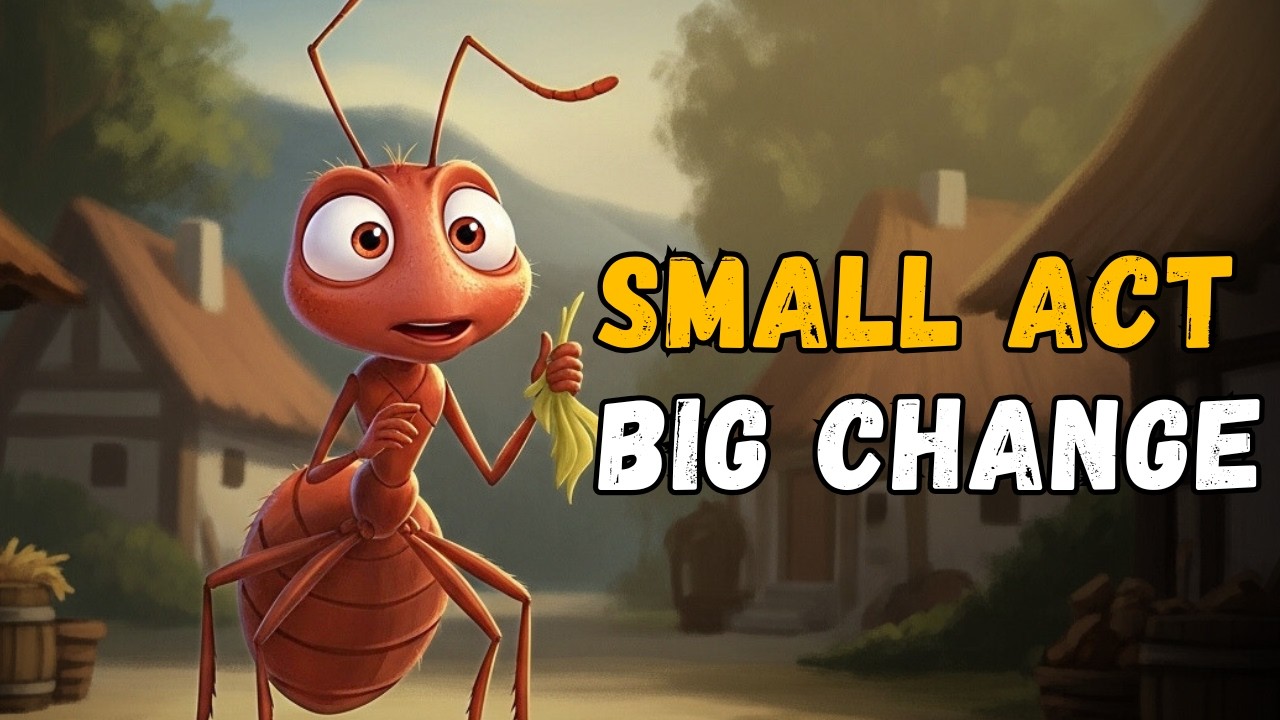 An Ant Who Saved the Queen | Small Actions, Big Results | English Story