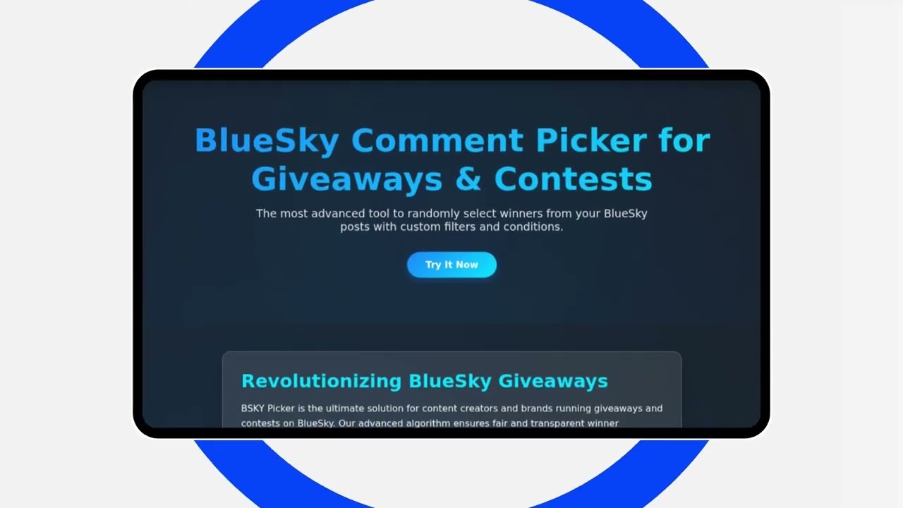 Advanced BlueSky Giveaway Picker | Select Winners with Custom Filters
