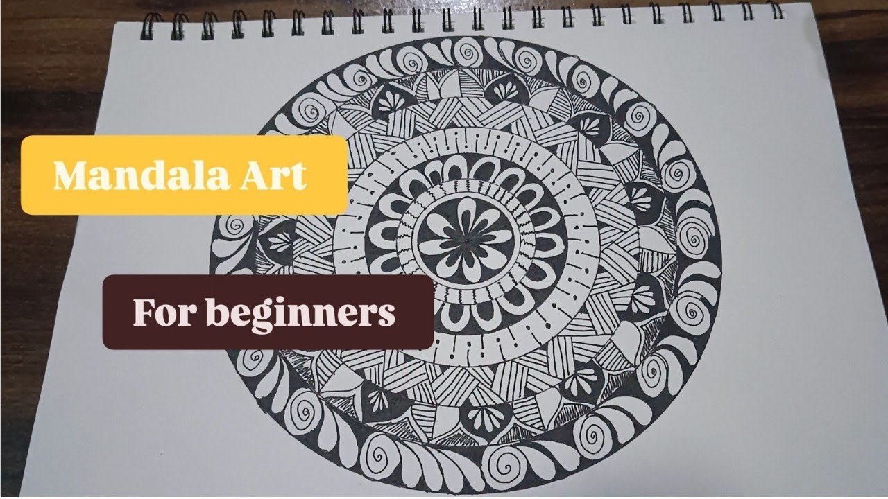 Mind Relaxing Mandala Art | Stress Relief Drawing for Peace 