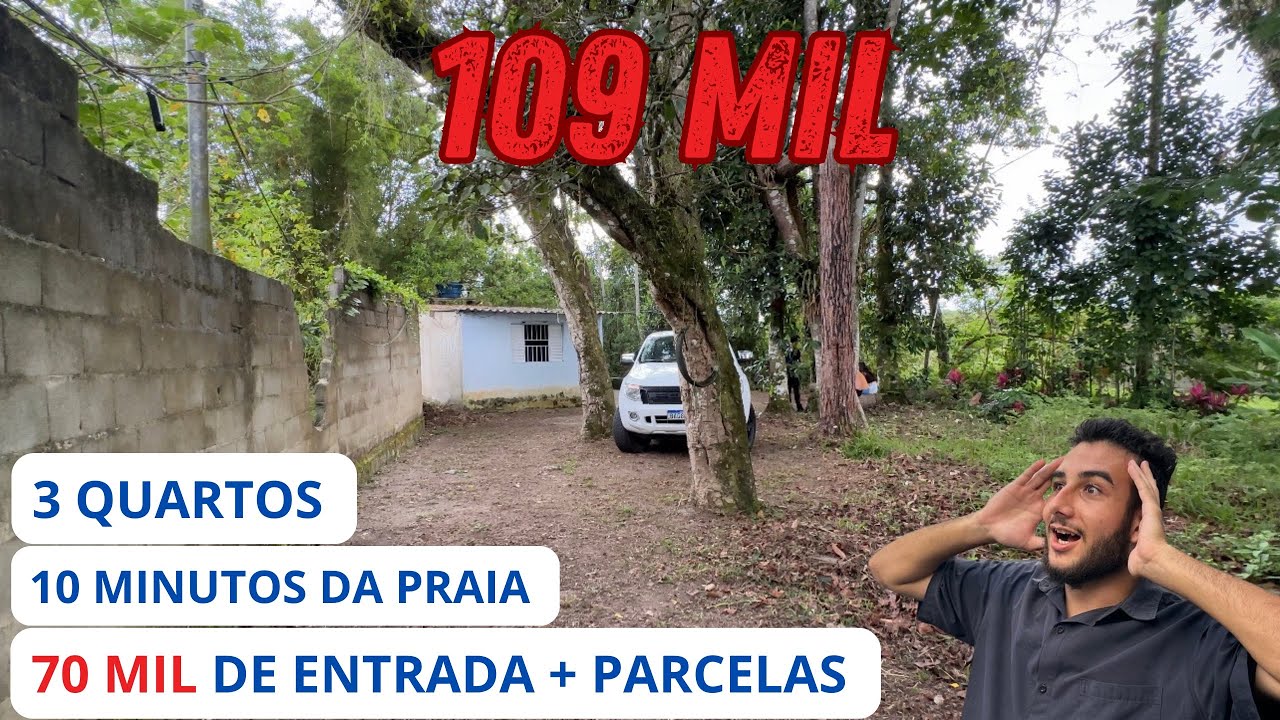 CHÁCARA POR 109 MIL NA PRAIA DE PERUIBE 