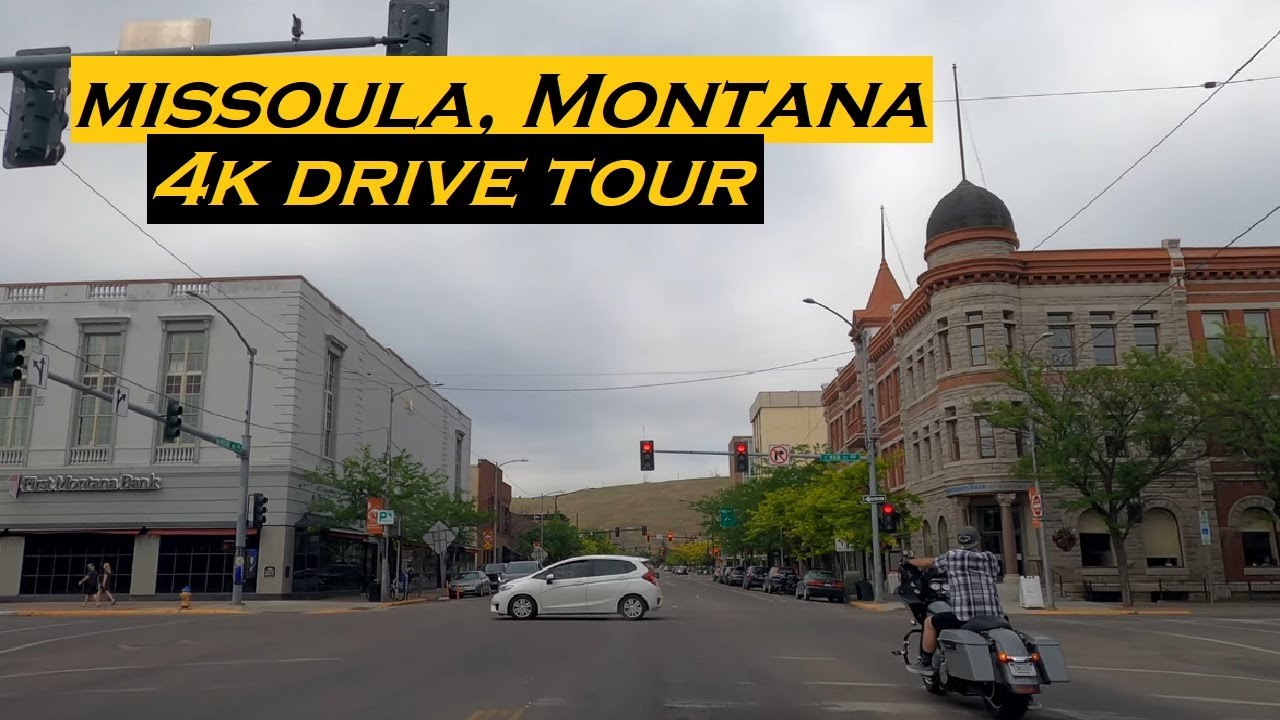 Missoula, Montana | 4k Drive Tour | Dashcam