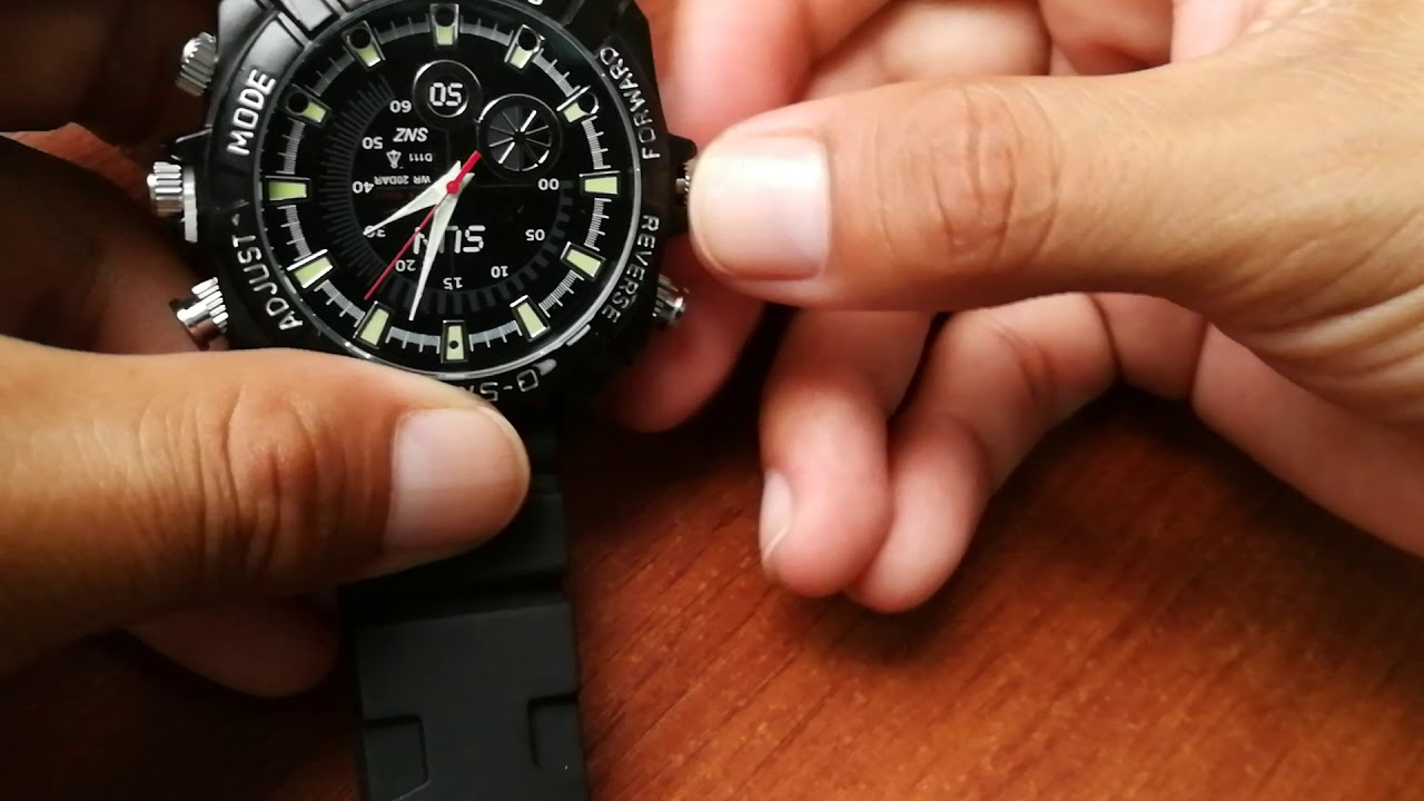 Reloj espía Full HD 1080p visión nocturna
