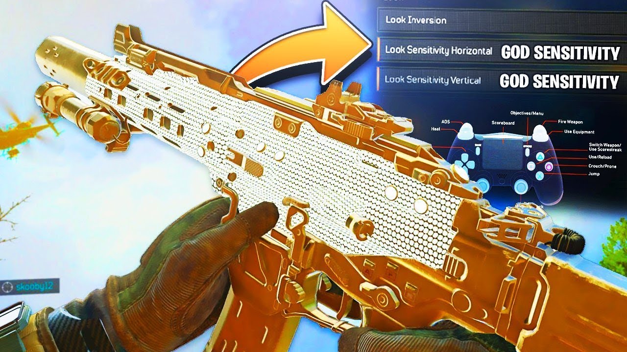 Best Controller Sensitivity on BLACK OPS 4! (GODLY AIM)