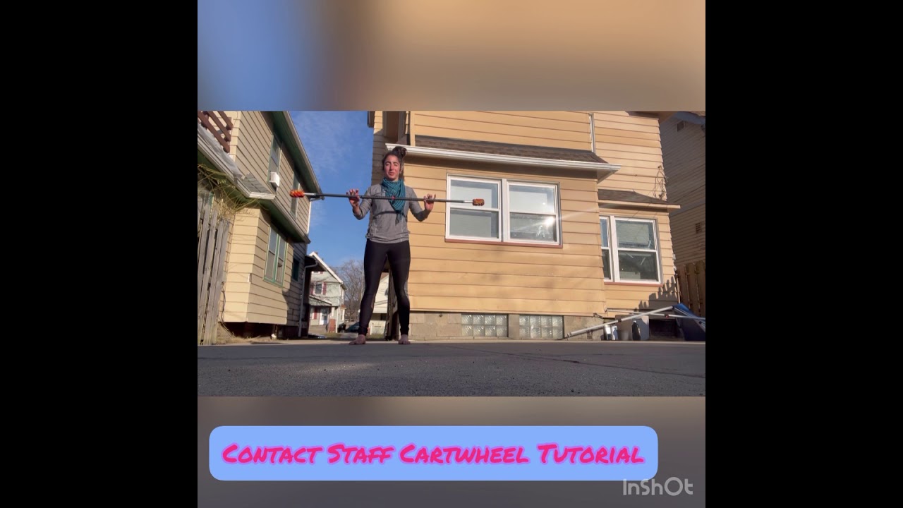 Contact Staff Tutorial: Behind the Neck Cartwheel